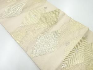 アンティーク　 紗 菱に若松模様織出し袋帯（材料）